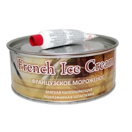 Шпатлевка мягкая наполняющая полиэфирная French Ice Cream (0,5л=990гр) H7